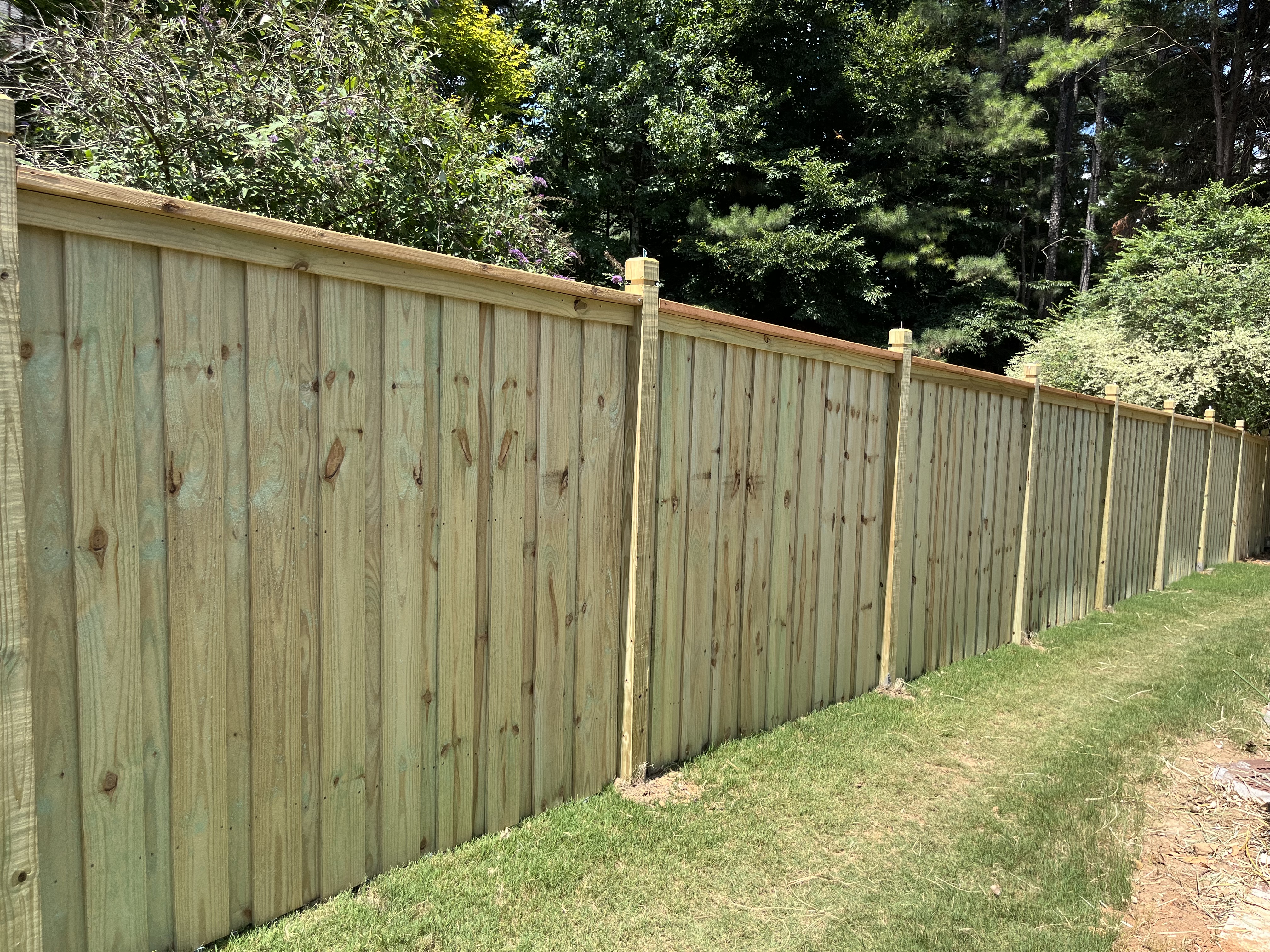 Fence installation